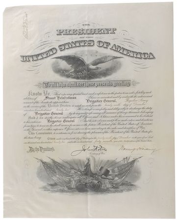 Lot #61 Warren G. Harding Signed Document - Image 1