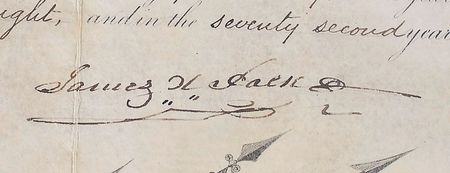 Lot #23 James K. Polk: Scarce military appointment from the day after the Treaty of Guadalupe Hidalgo - Image 2