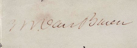 Lot #19 Martin Van Buren Signed Document - Image 2
