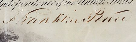 Lot #31 Franklin Pierce Signed Document - Image 2
