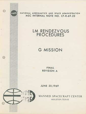 Lot #603 Apollo 11 Manual - Image 1