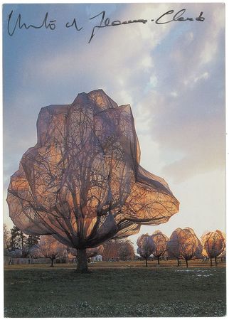 Lot #654 Christo and Jeanne-Claude Signed Photograph - Image 1