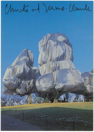 Lot #654 Christo and Jeanne-Claude Signed Photograph - Image 2