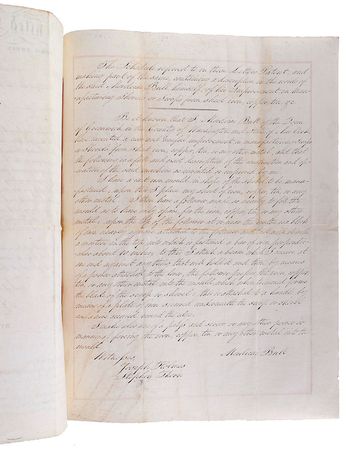 Lot #16 Andrew Jackson: Metalworking patent signed by the president, secretary of state, and future chief justice - Image 3