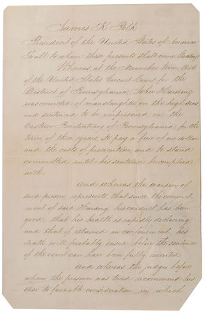 Lot #24 James K. Polk and James Buchanan - Image 2