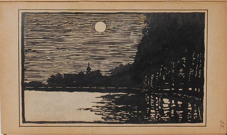 Lot #634 Flensburg Artist Colony: Unique artist?s colony autograph book highlighted by a Dreesen plein air oil - Image 3