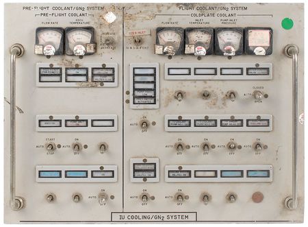 Lot #560 Saturn V Instrument Cooling System and Gaseous Nitrogen Monitoring Panel Panel - Image 1