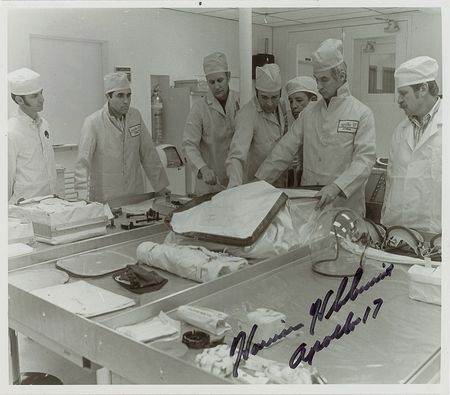 Lot #485 Apollo 17 Signed Photographs - Image 1