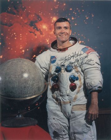 Lot #475 Fred Haise Signed Photographs - Image 1