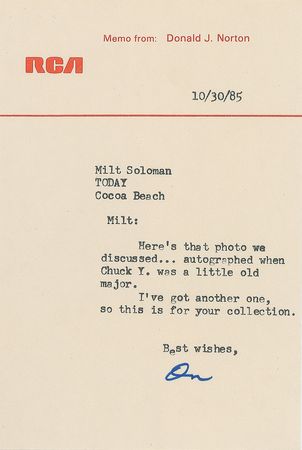 Lot #430 Chuck Yeager Group Lot - Image 4