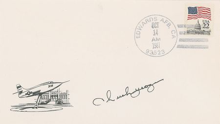 Lot #431 Chuck Yeager - Image 1