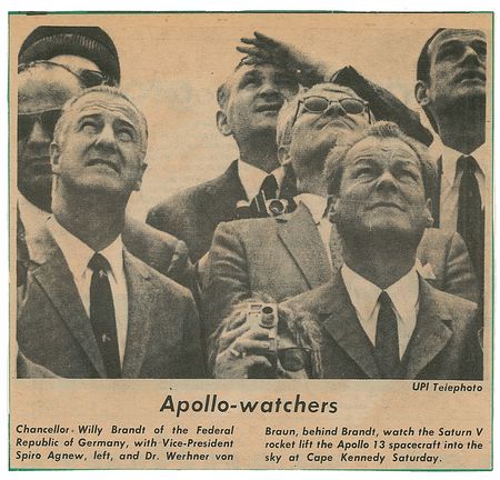 Lot #613 Wernher von Braun and Spiro Agnew Cover - Image 2