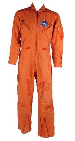 Lot #559 Jim McDivitt: McDivittâ??s pumpkin flight suit - Image 1