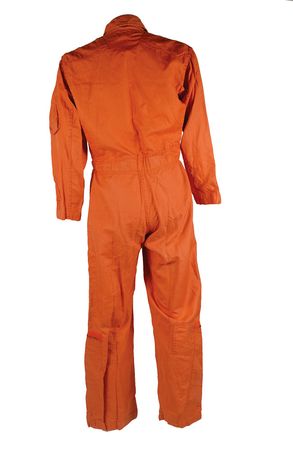 Lot #559 Jim McDivitt: McDivittâ??s pumpkin flight suit - Image 2