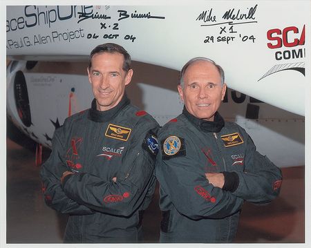 Lot #414 SpaceShipOne Signed Photographs - Image 2