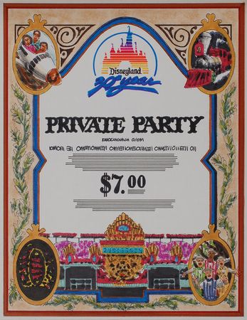 Lot #1149 Disneyland: 30 Years original concept art - Image 2