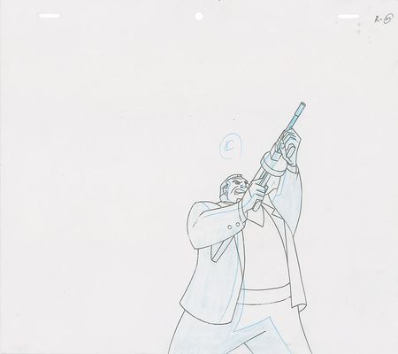 Lot #1216 Joker production cel with drawing from The New Adventures of Batman - Image 2
