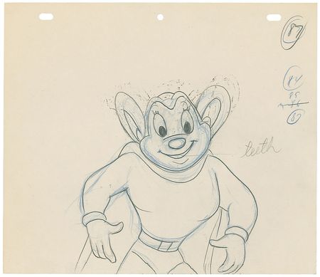 Lot #1241 Mighty Mouse production drawings from Mighty Mouse - Image 1