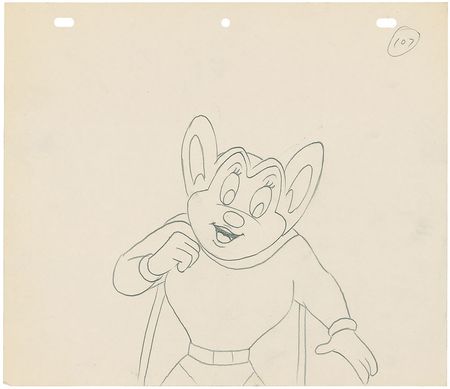 Lot #1241 Mighty Mouse production drawings from Mighty Mouse - Image 2