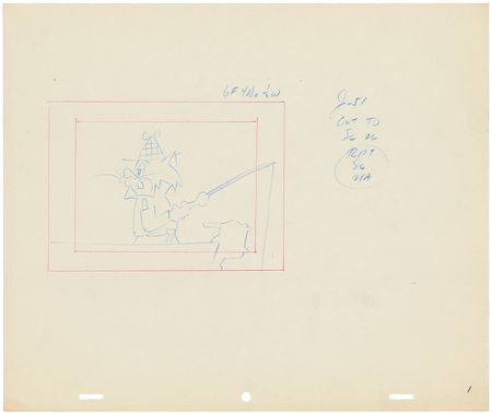 Lot #1187 Snooper and Blabber Mouse layout drawings from The Quick Draw McGraw Show - Image 7