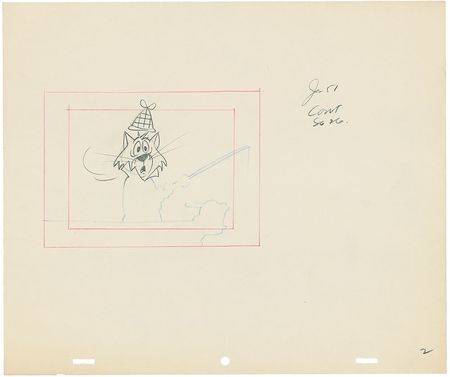 Lot #1187 Snooper and Blabber Mouse layout drawings from The Quick Draw McGraw Show - Image 10