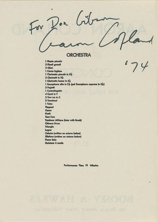 Lot #812 Aaron Copland Book - Image 2