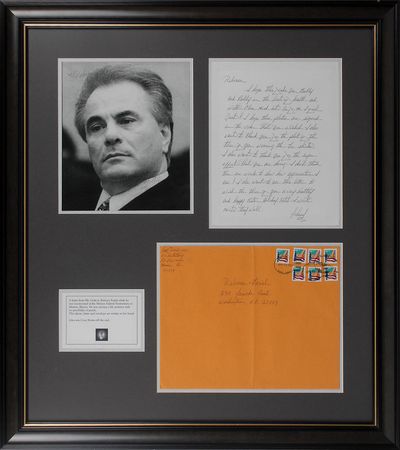 Lot #176 John Gotti: From the federal pen, the ?Teflon Don? exclaims, ?I feel great!? - Image 1
