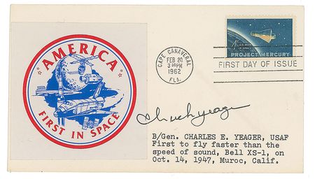 Lot #432 Chuck Yeager - Image 1