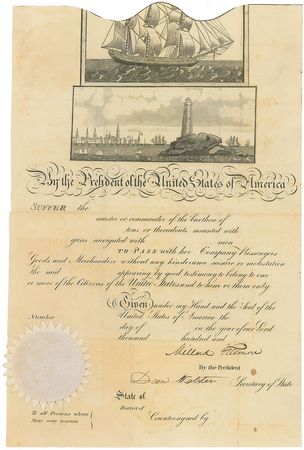 Lot #30 Millard Fillmore and Daniel Webster: