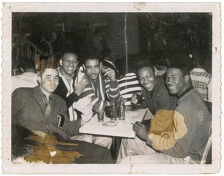 Lot #762 Jimi Hendrix: The 21-year-old Jimi with his future Woodstock rhythm guitarist, Larry Lee - Image 1