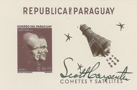 Lot #492 Mercury and Apollo Astronauts: Uncommon assembly of astronaut-signed global stamps - Image 6