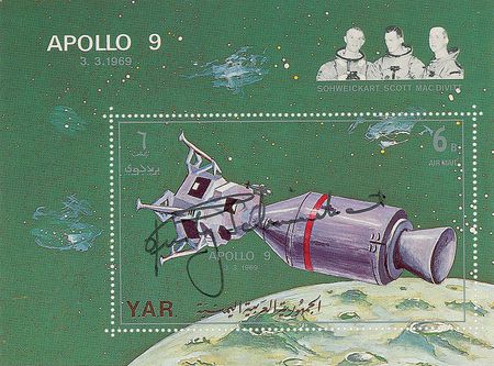 Lot #492 Mercury and Apollo Astronauts: Uncommon assembly of astronaut-signed global stamps - Image 14