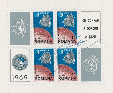 Lot #492 Mercury and Apollo Astronauts: Uncommon assembly of astronaut-signed global stamps - Image 18