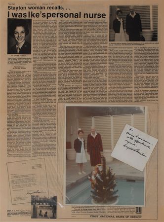 Lot #84 Dwight D. Eisenhower: From the collection of Ike?s friend and private nurse - Image 1