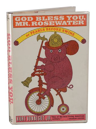 Lot #689 Kurt Vonnegut: Prominently signed God Bless You, Mr. Rosewater - Image 2