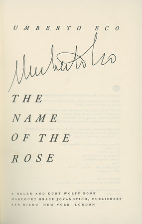 Lot #699 Umberto Eco Books - Image 1