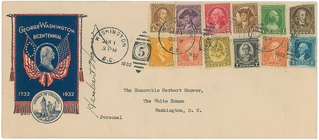 Lot #68 Herbert Hoover First Day Cover - Image 2