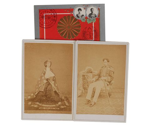 Lot #216 Emperor Meiji: Superlative pair of Meiji ?Order of the Golden Kite? certificates for military bravery - Image 5