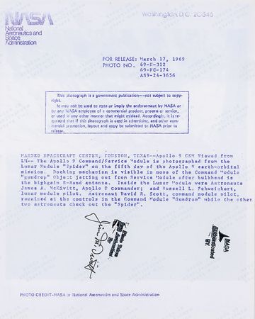Lot #453 Apollo 9 and 12 Group Lot - Image 3