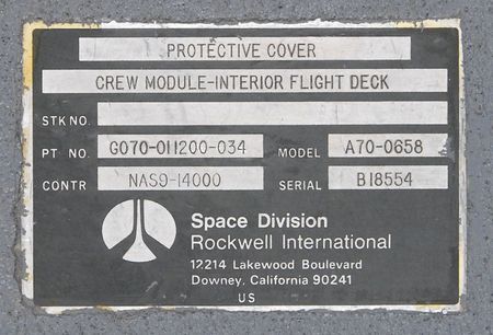 Lot #590  Shuttle Pair of Crew Module Protective Covers - Image 3