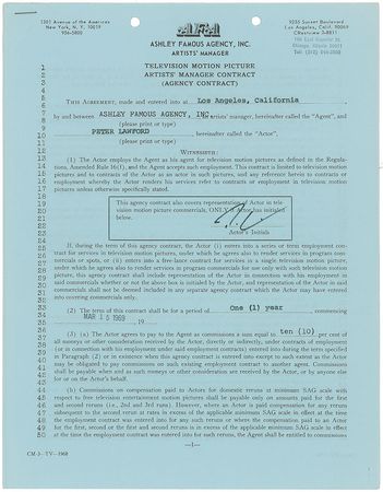 Lot #956 Peter Lawford - Image 1