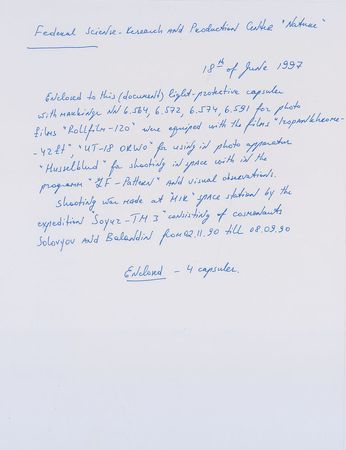 Lot #598 Cosmonaut Film Canisters Flown Film - Image 2