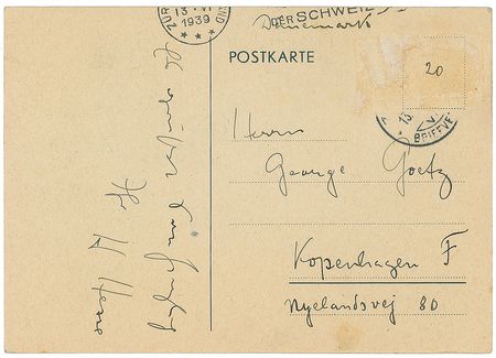 Lot #674 Hermann Hesse Handwritten Letter Signed - Image 1