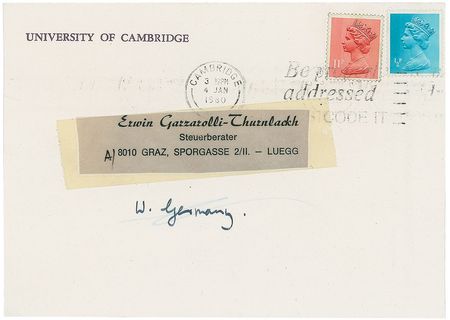 Lot #280 Antony Hewish Scientific Calculations - Image 2