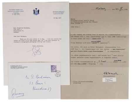 Lot #195 Nobel Prize Winners Group Lot - Image 1