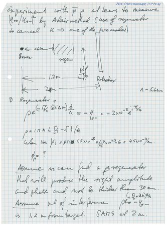 Lot #322 Jack Steinberger - Image 1