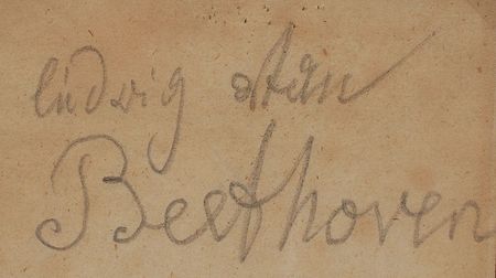 Lot #711 Ludwig van Beethoven: Extraordinary full “Ludwig van Beethoven” signature - Image 2