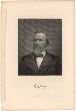 Lot #120 Rutherford B. Hayes Signature - Image 1
