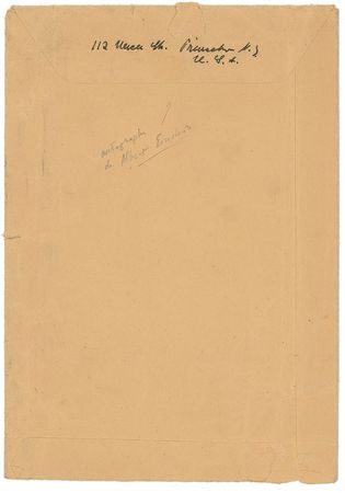 Lot #190 Albert Einstein Hand-Notated Envelope - Image 2