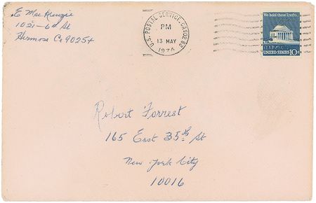 Lot #299 Edwina MacKenzie Handwritten Letter Signed - Image 3